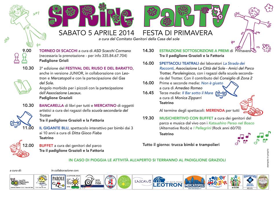 parco trotter 5 aprile 2014 spring party